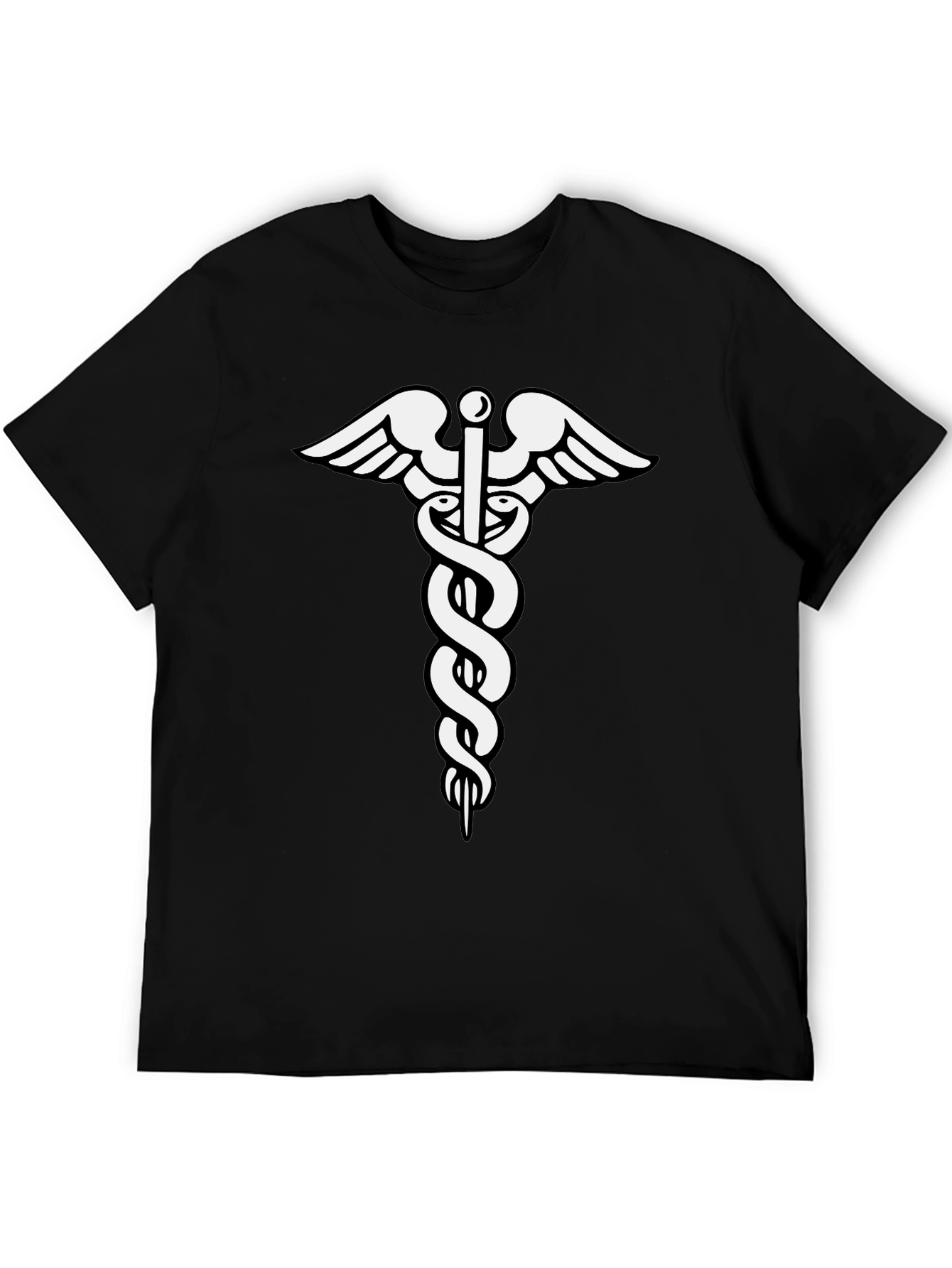 Caduceus Symbol T-Shirt - Medical Profession Tee