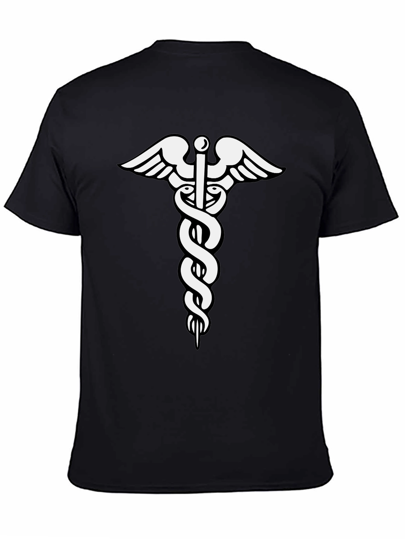 Caduceus Symbol T-Shirt - Medical Profession Tee