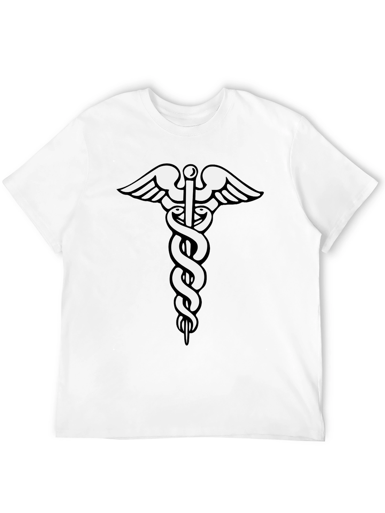 Caduceus Symbol T-Shirt - Medical Profession Tee