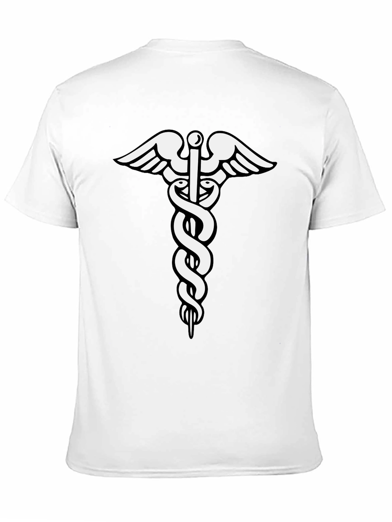 Caduceus Symbol T-Shirt - Medical Profession Tee