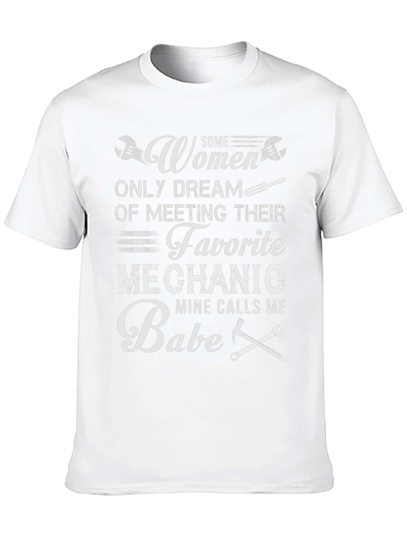 Mechanic Babe Graphic T-Shirt - Funny Womens Tee