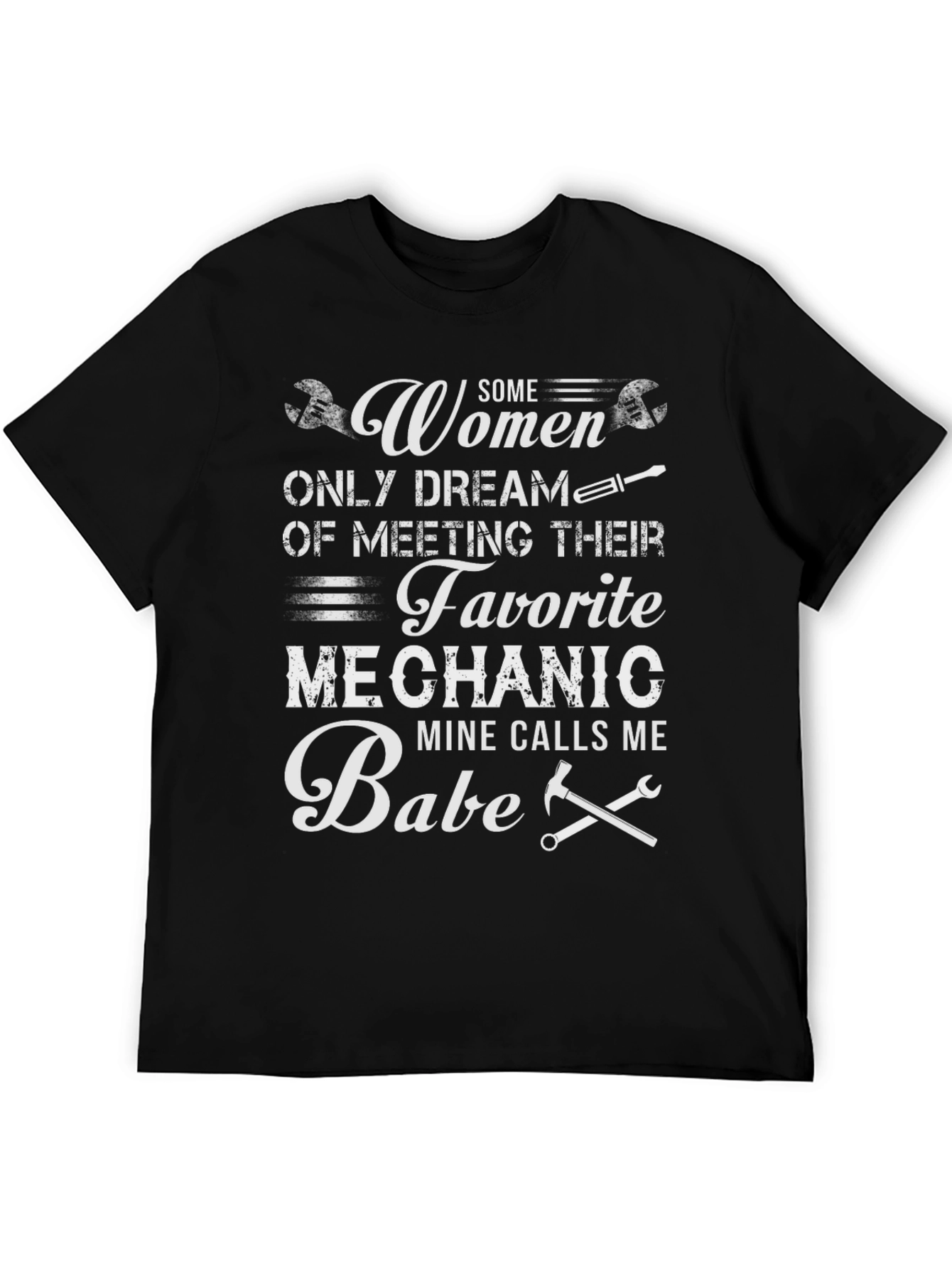 Mechanic Babe Graphic T-Shirt - Funny Womens Tee