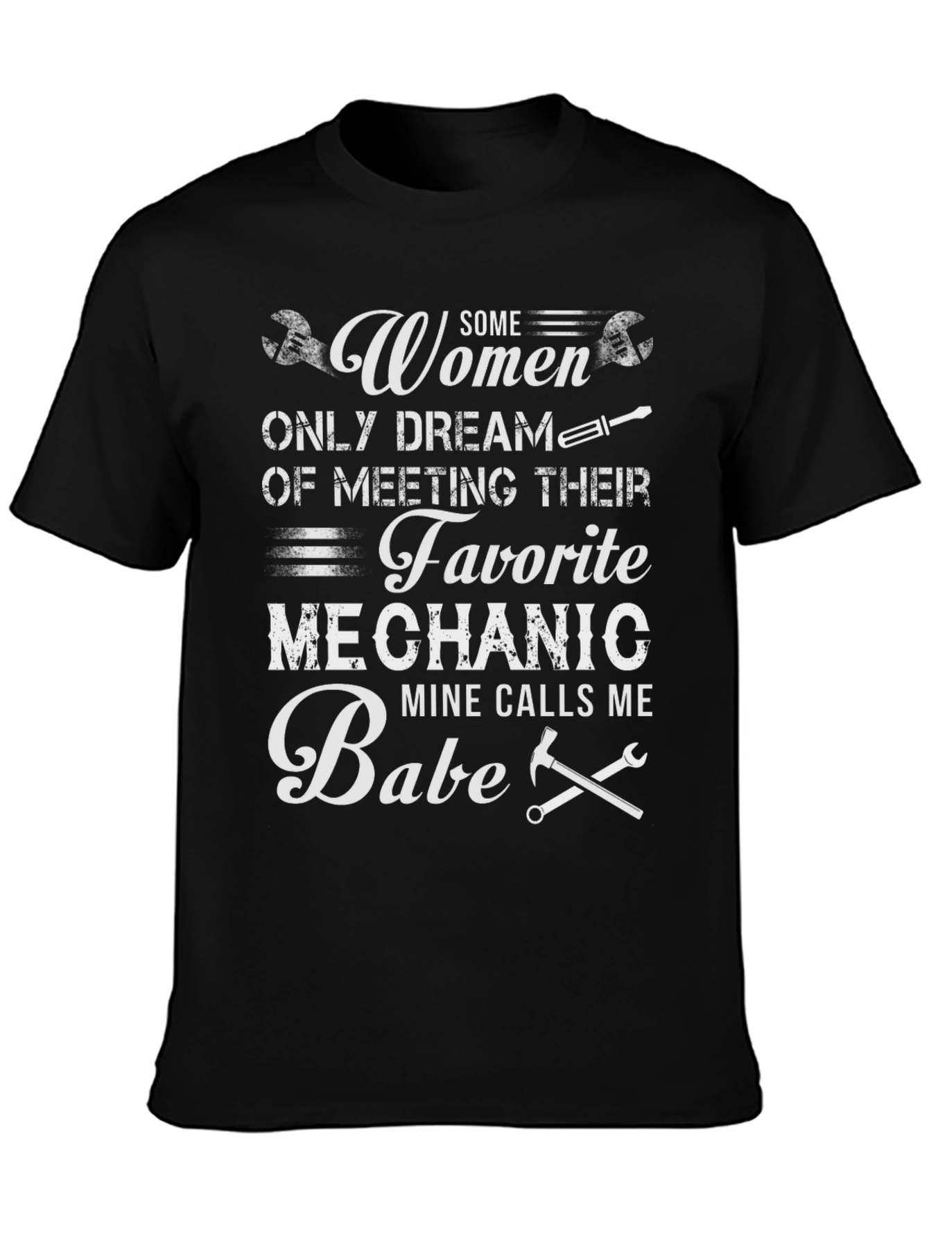 Mechanic Babe Graphic T-Shirt - Funny Womens Tee