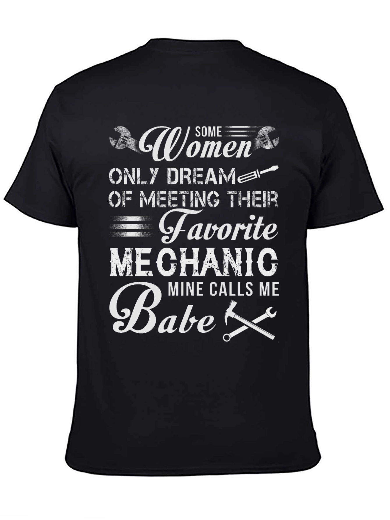 Mechanic Babe Graphic T-Shirt - Funny Womens Tee