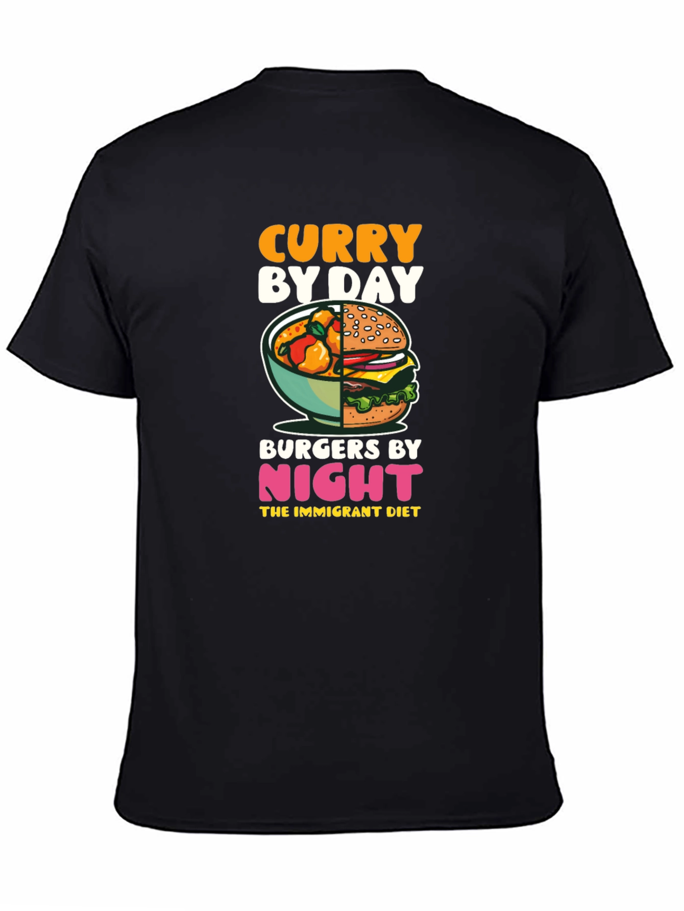 Curry By Day Burgers By Night T-Shirt