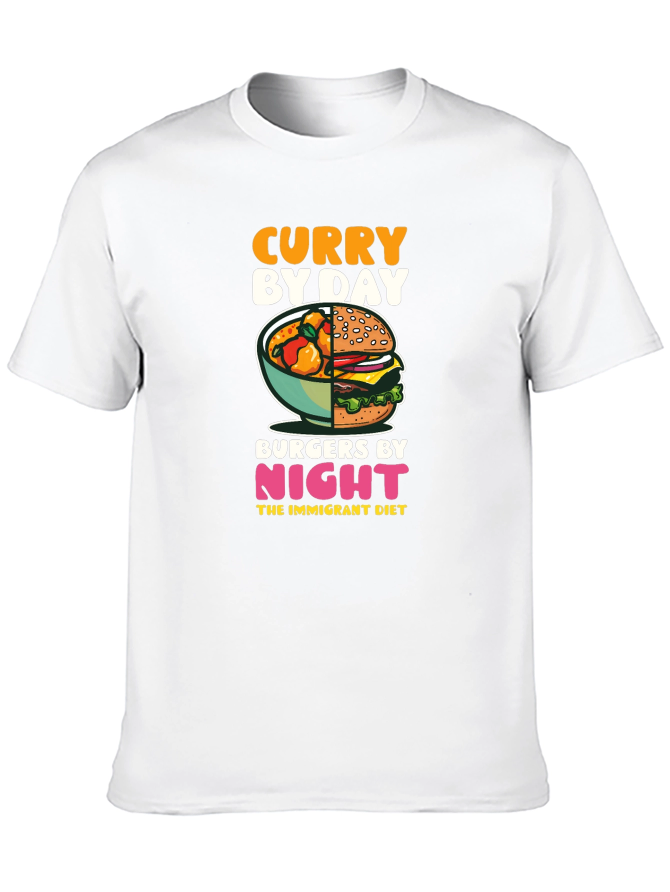 Curry By Day Burgers By Night T-Shirt