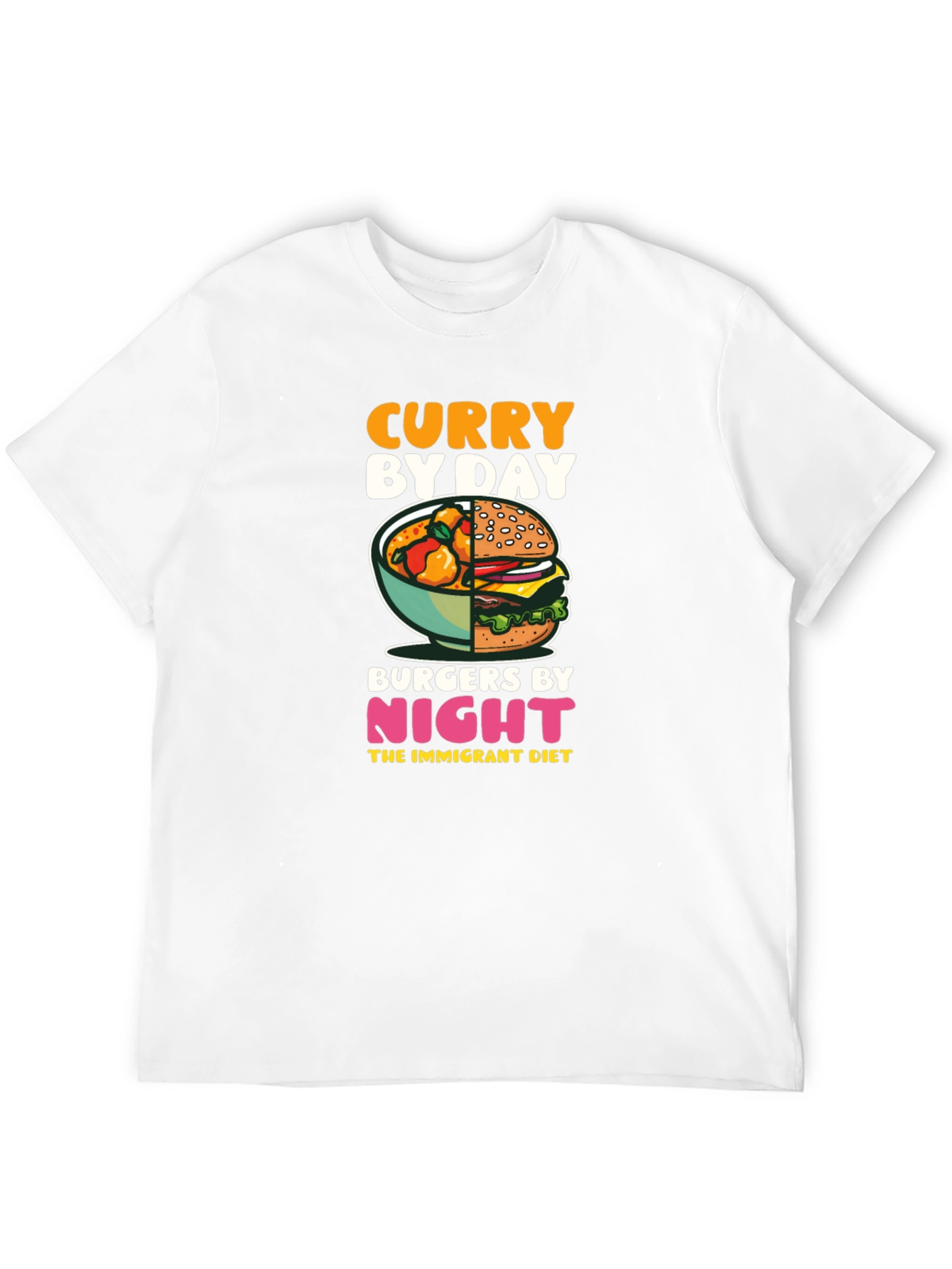 Curry By Day Burgers By Night T-Shirt