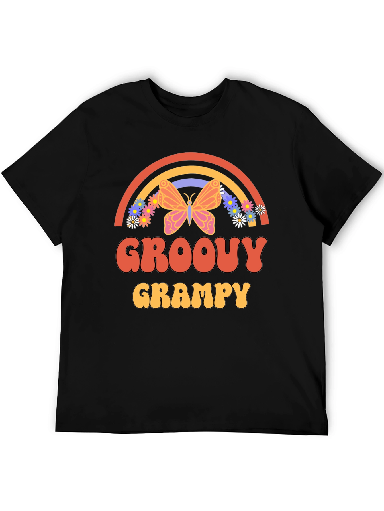 Groovy Grampy Retro Graphic Tee