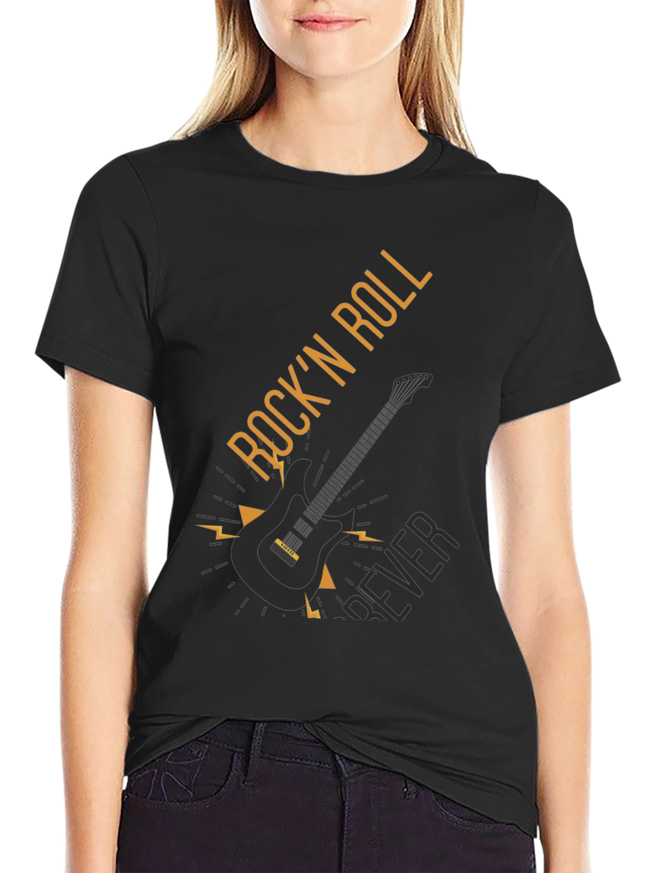 Rock n Roll Forever Black T-Shirt