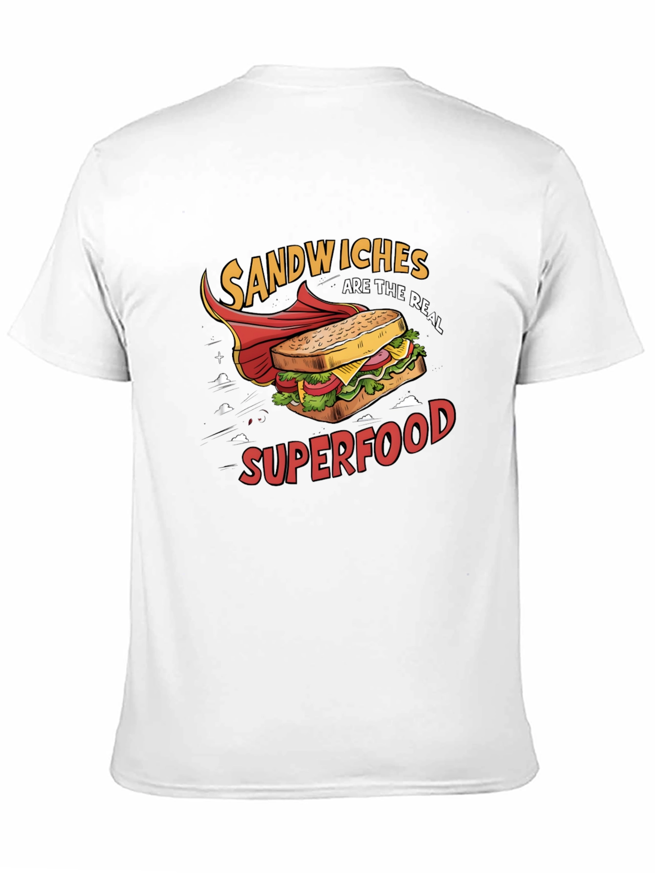 Sandwiches Superfood Black T-Shirt
