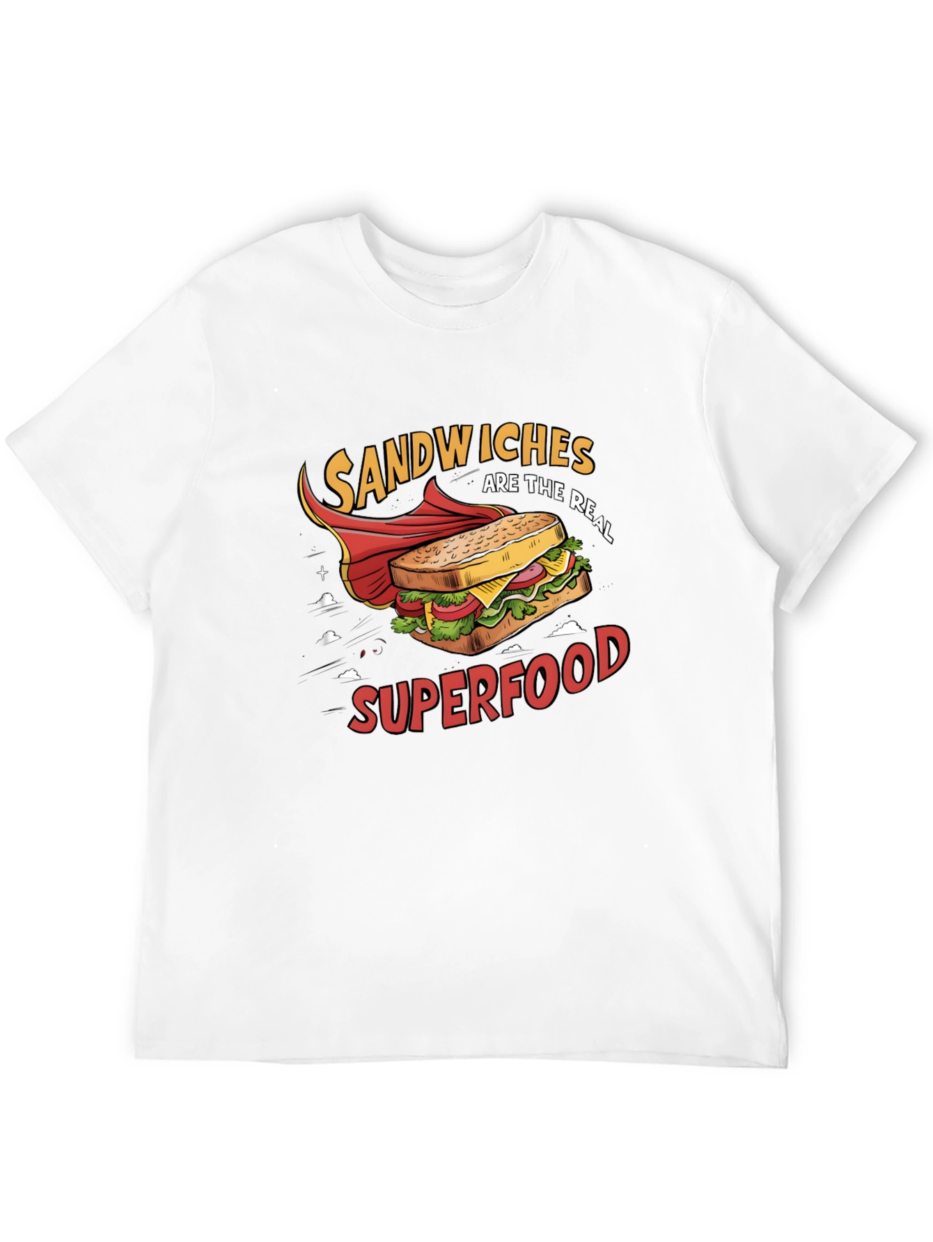 Sandwiches Superfood Black T-Shirt