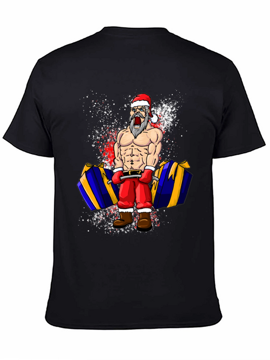 Funny Santa Lifting T-Shirt