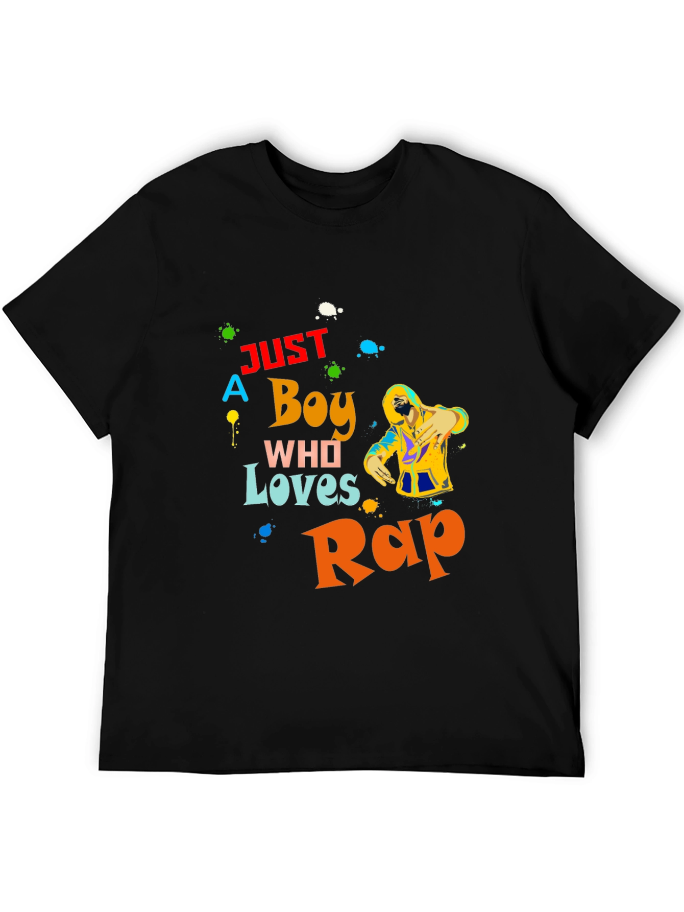 Just A Boy Who Loves Rap T-Shirt