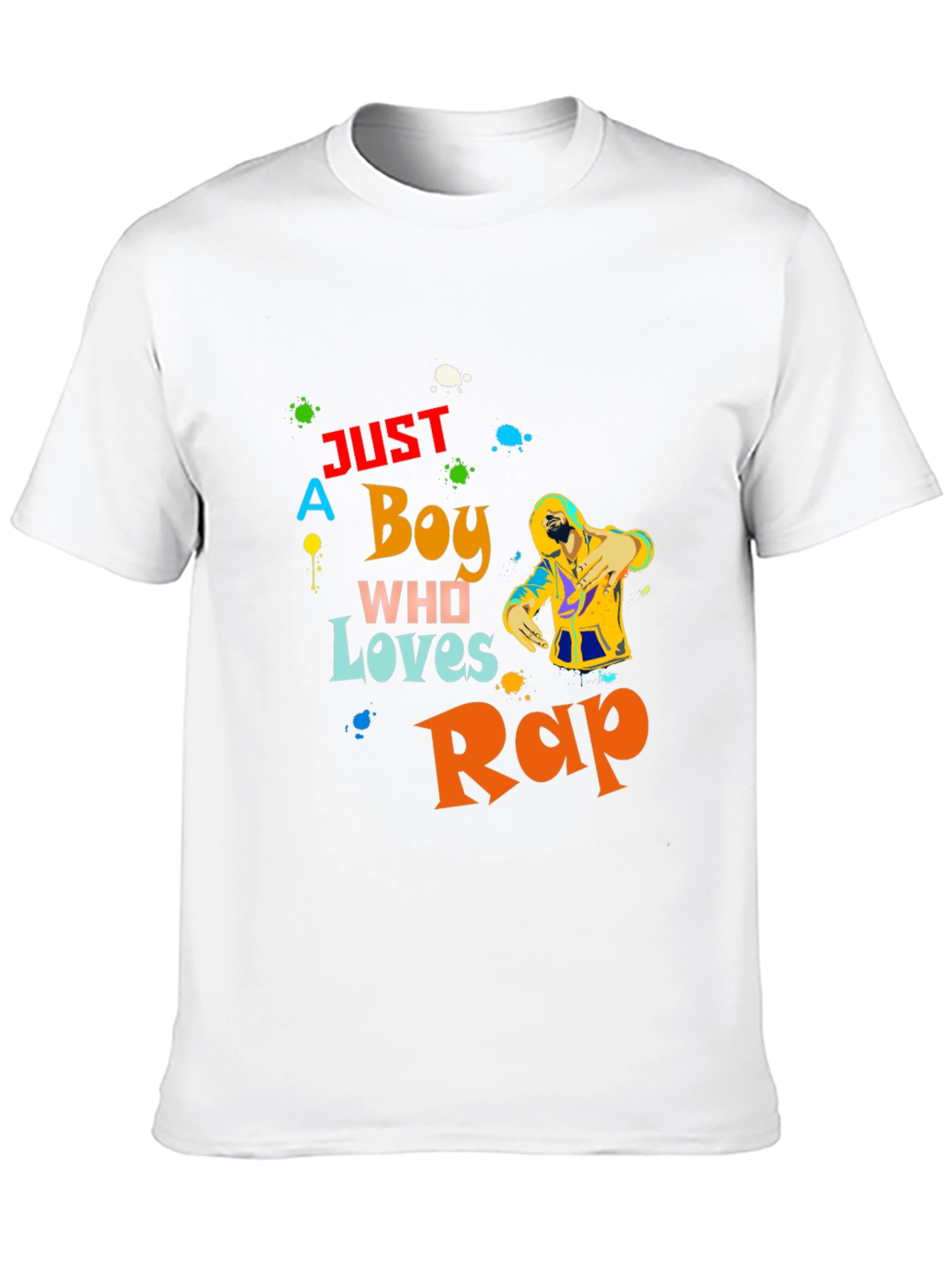 Just A Boy Who Loves Rap T-Shirt
