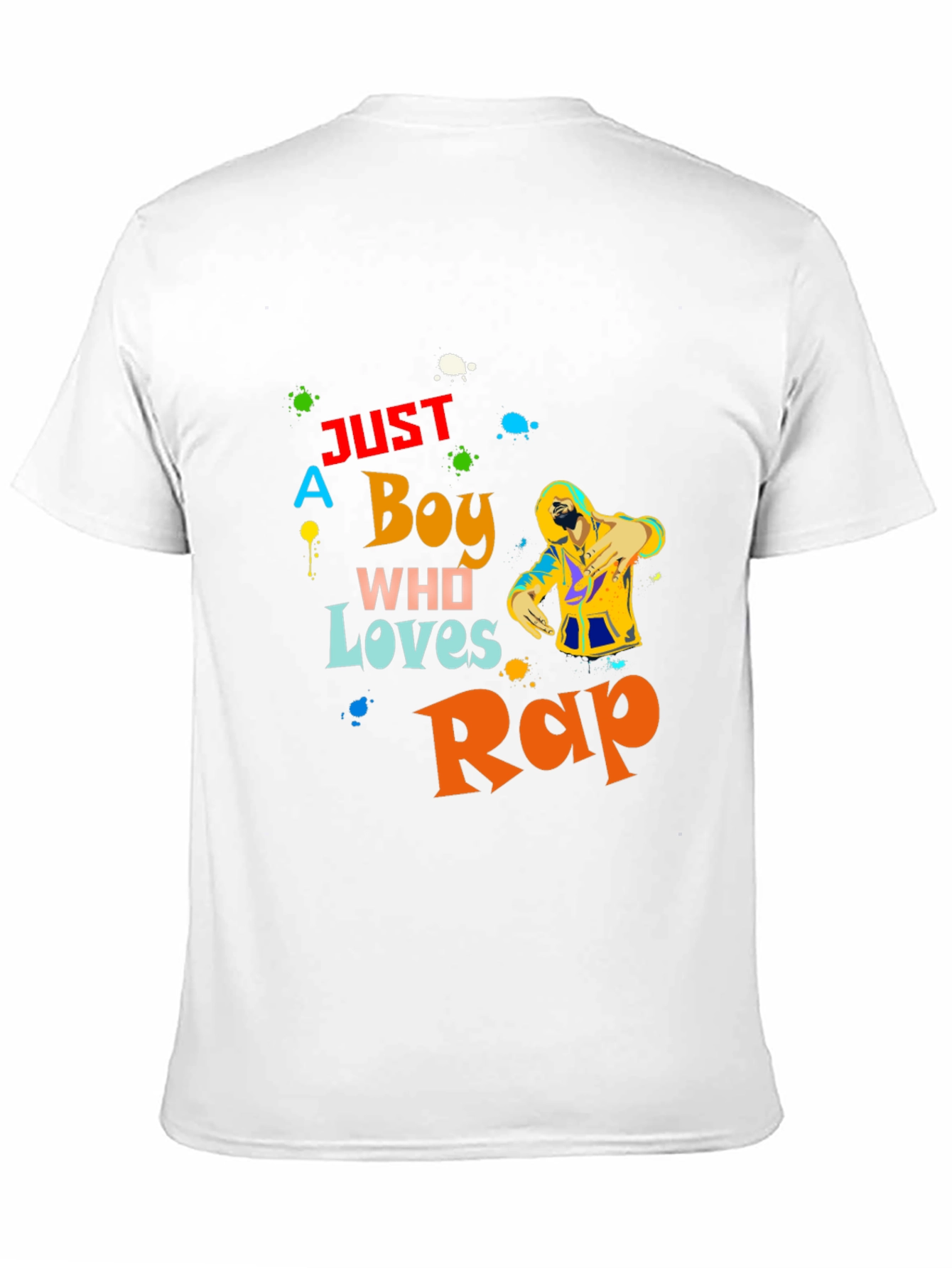 Just A Boy Who Loves Rap T-Shirt
