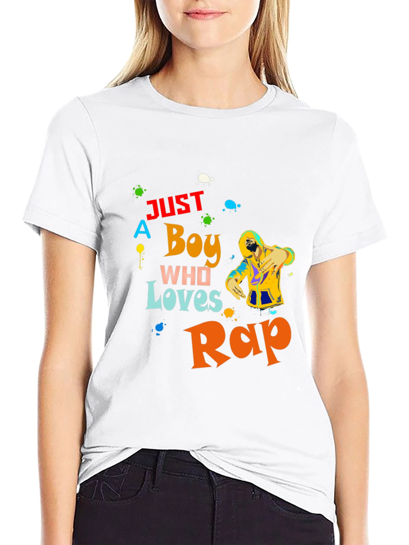 Just A Boy Who Loves Rap T-Shirt