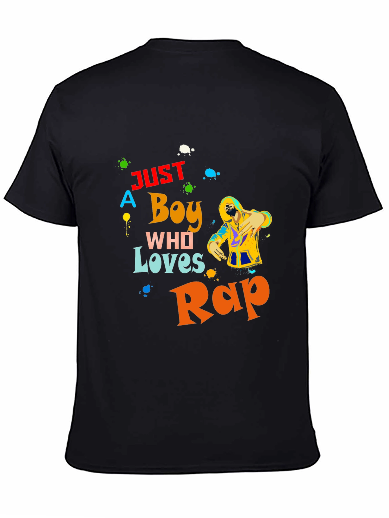 Just A Boy Who Loves Rap T-Shirt