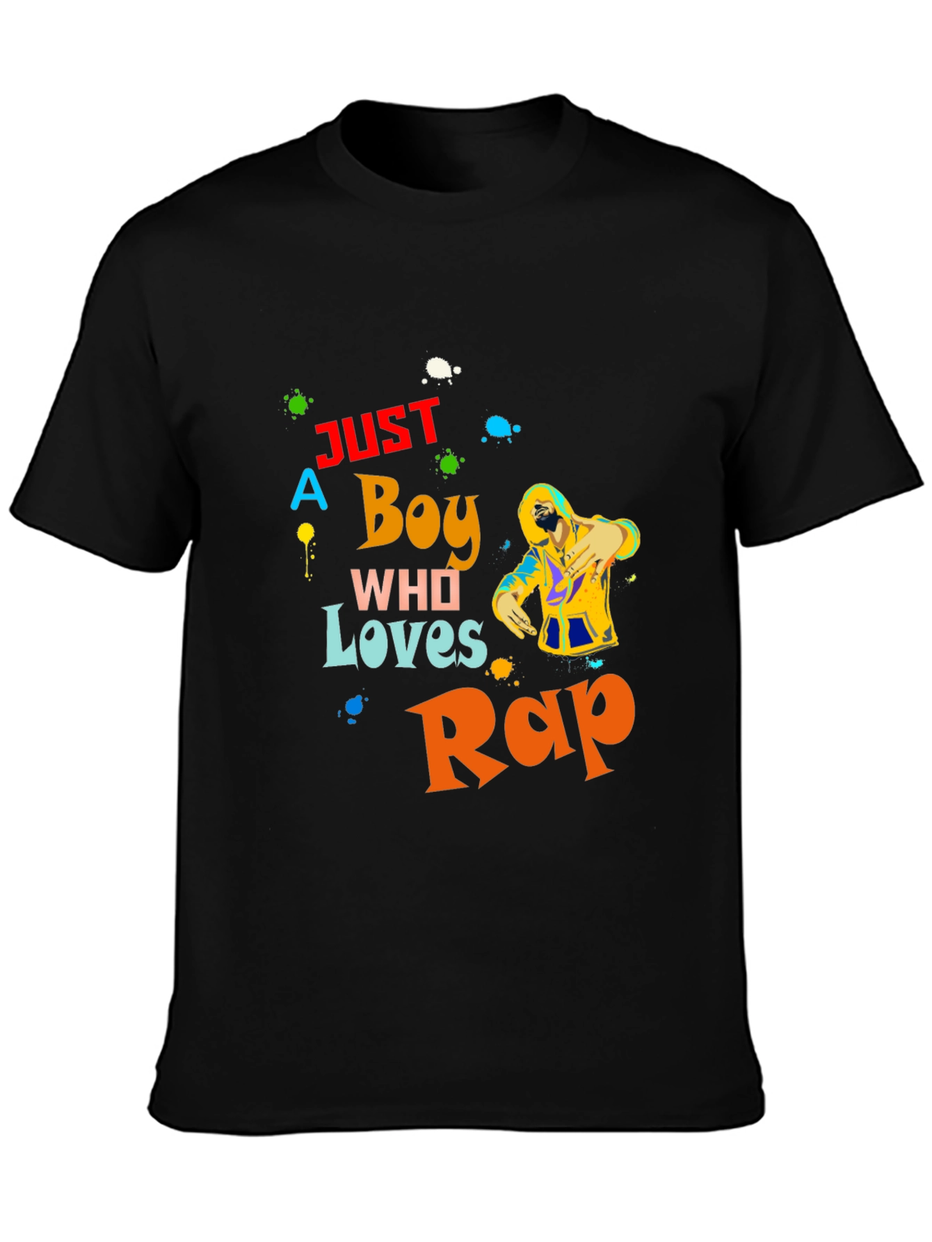 Just A Boy Who Loves Rap T-Shirt