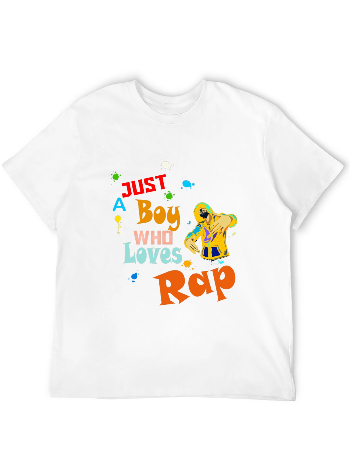 Just A Boy Who Loves Rap T-Shirt
