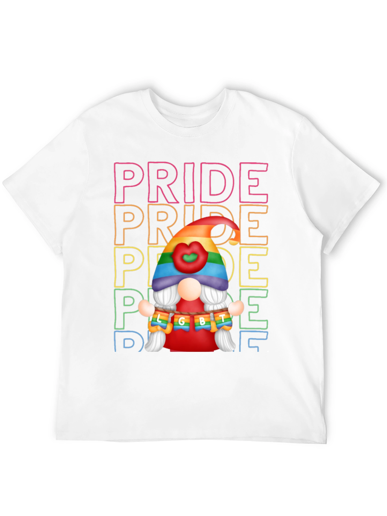Pride LGBT Gnome Graphic T-Shirt