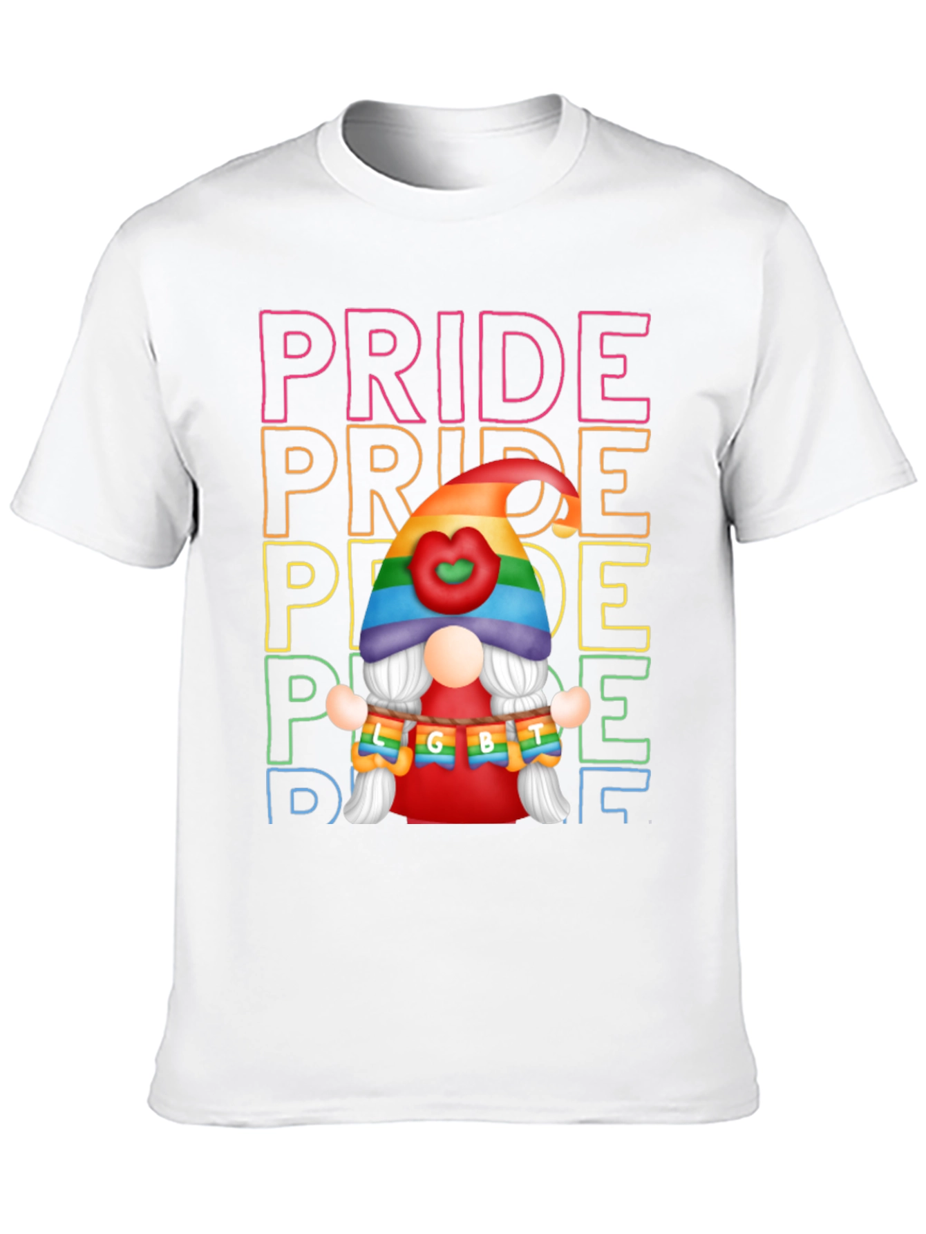 Pride LGBT Gnome Graphic T-Shirt