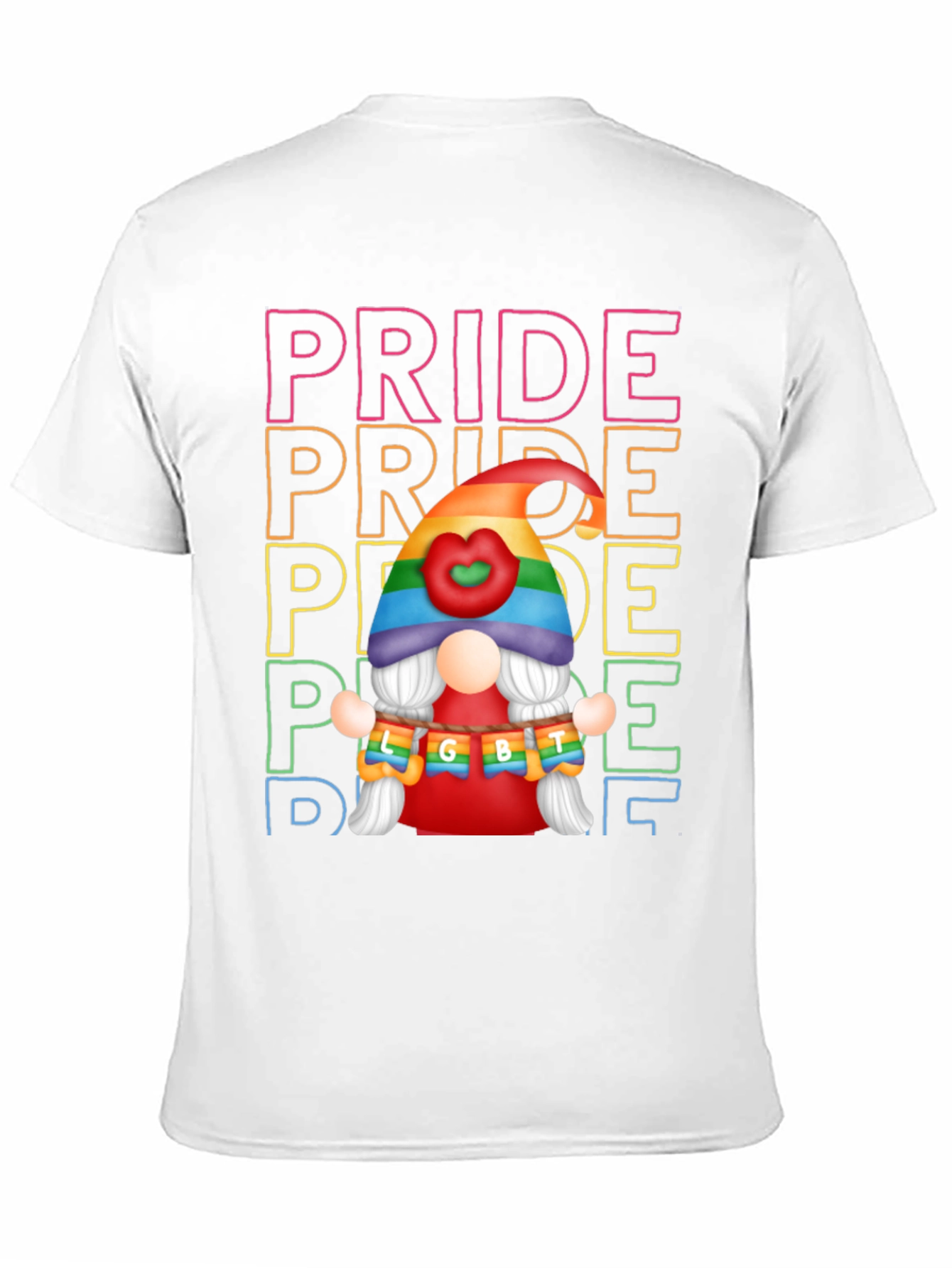 Pride LGBT Gnome Graphic T-Shirt