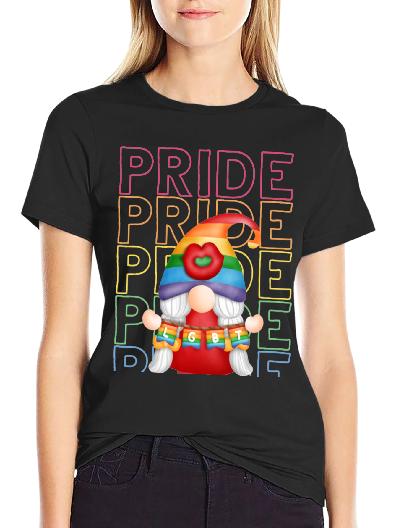Pride LGBT Gnome Graphic T-Shirt