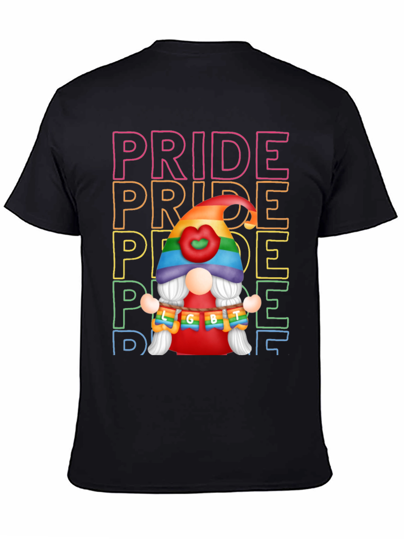 Pride LGBT Gnome Graphic T-Shirt