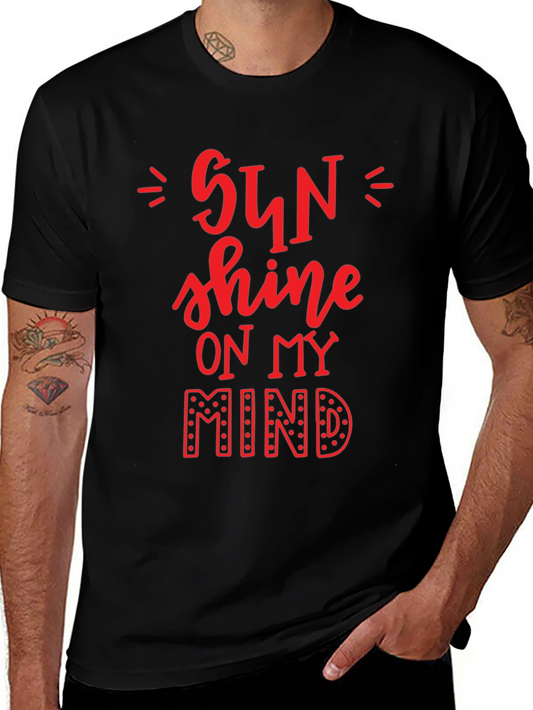 Sunshine On My Mind Graphic Tee - Black