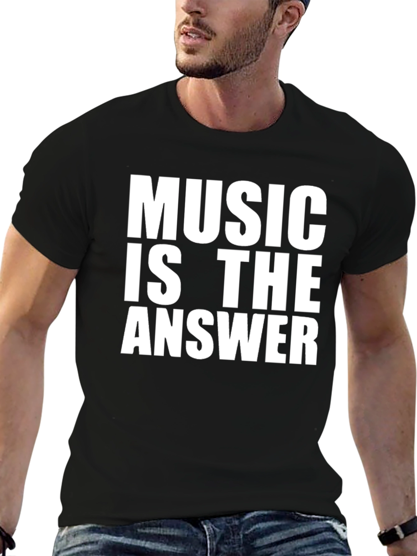 Music Is The Answer Graphic Tee