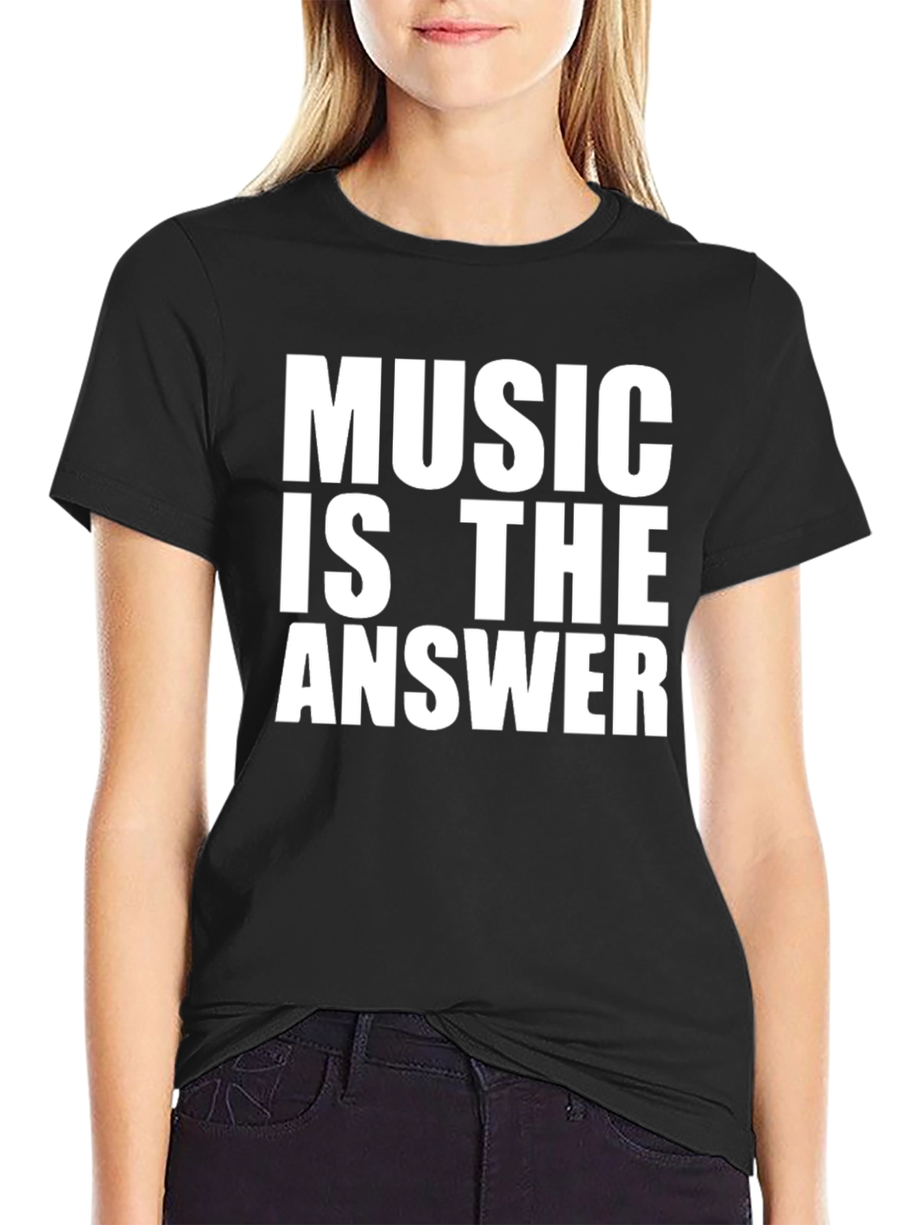 Music Is The Answer Graphic Tee