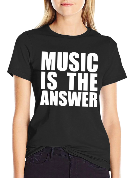 Music Is The Answer Graphic Tee