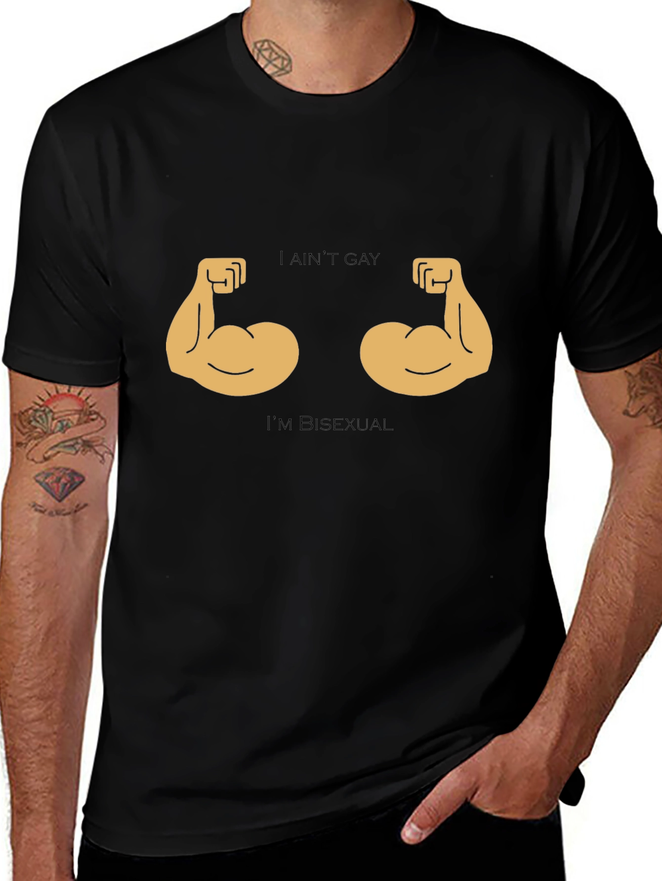 I Aint Gay Im Bisexual T-Shirt