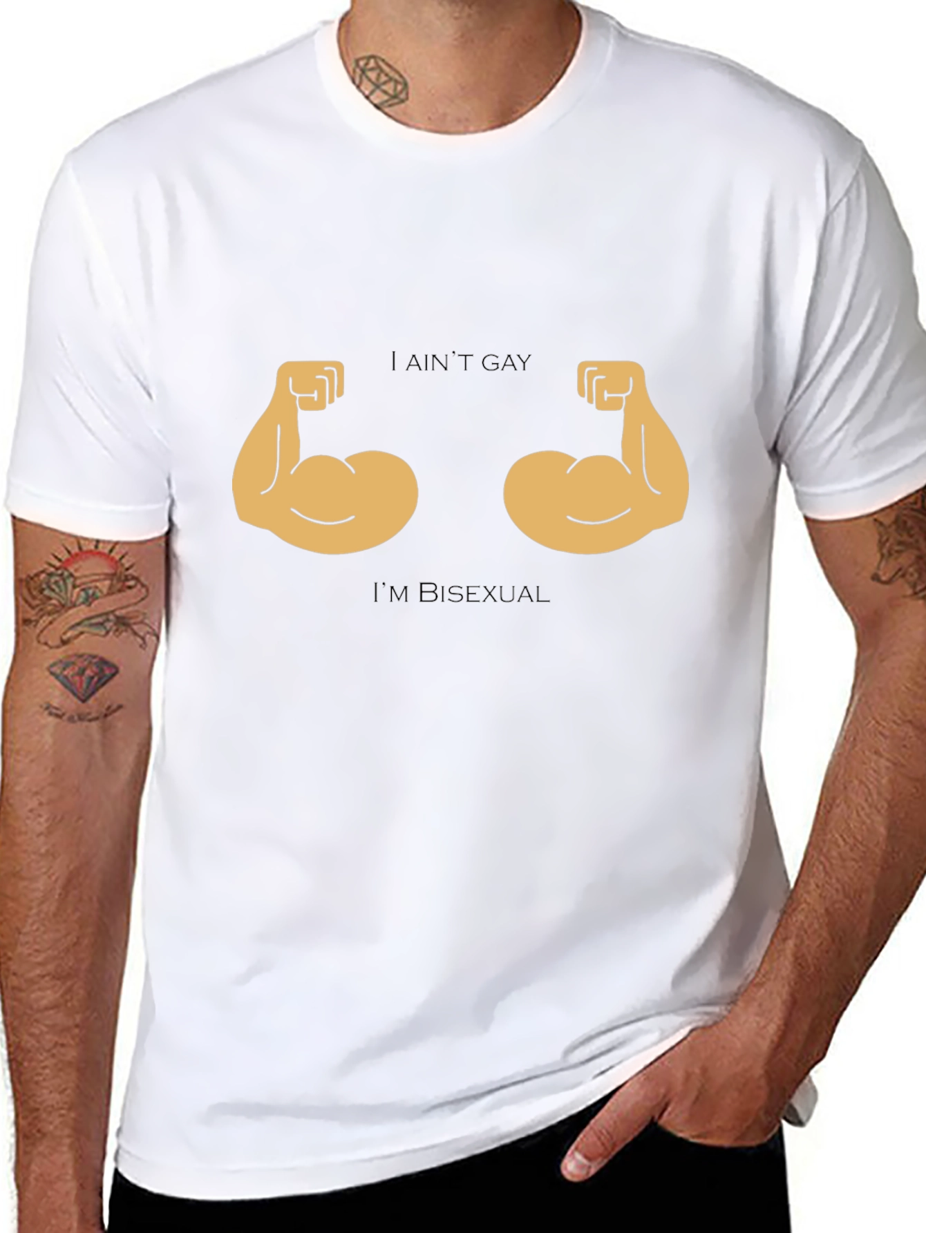 I Aint Gay Im Bisexual T-Shirt