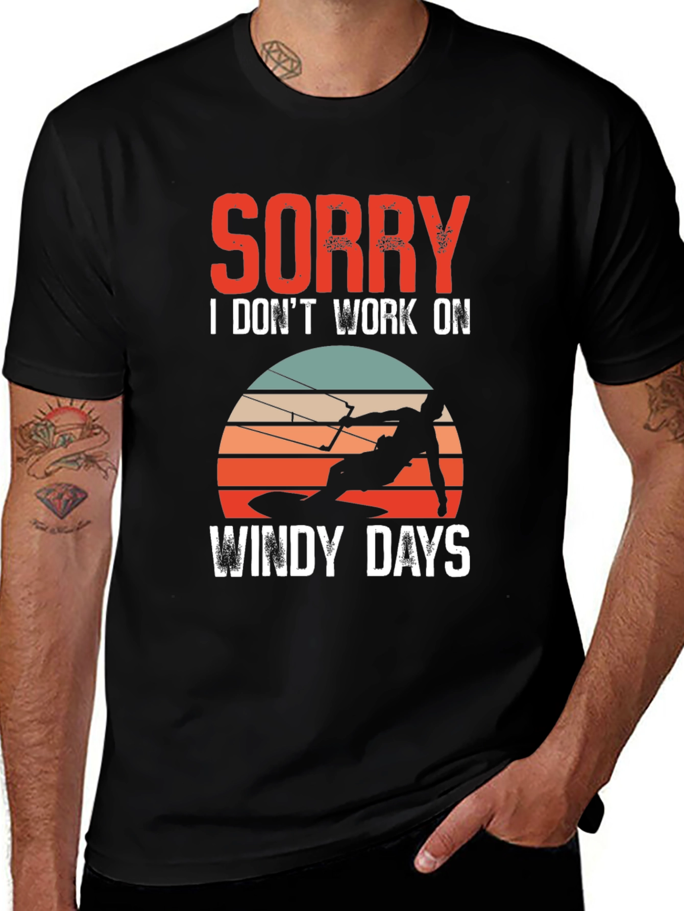 Windy Days T-Shirt for Kitesurfers