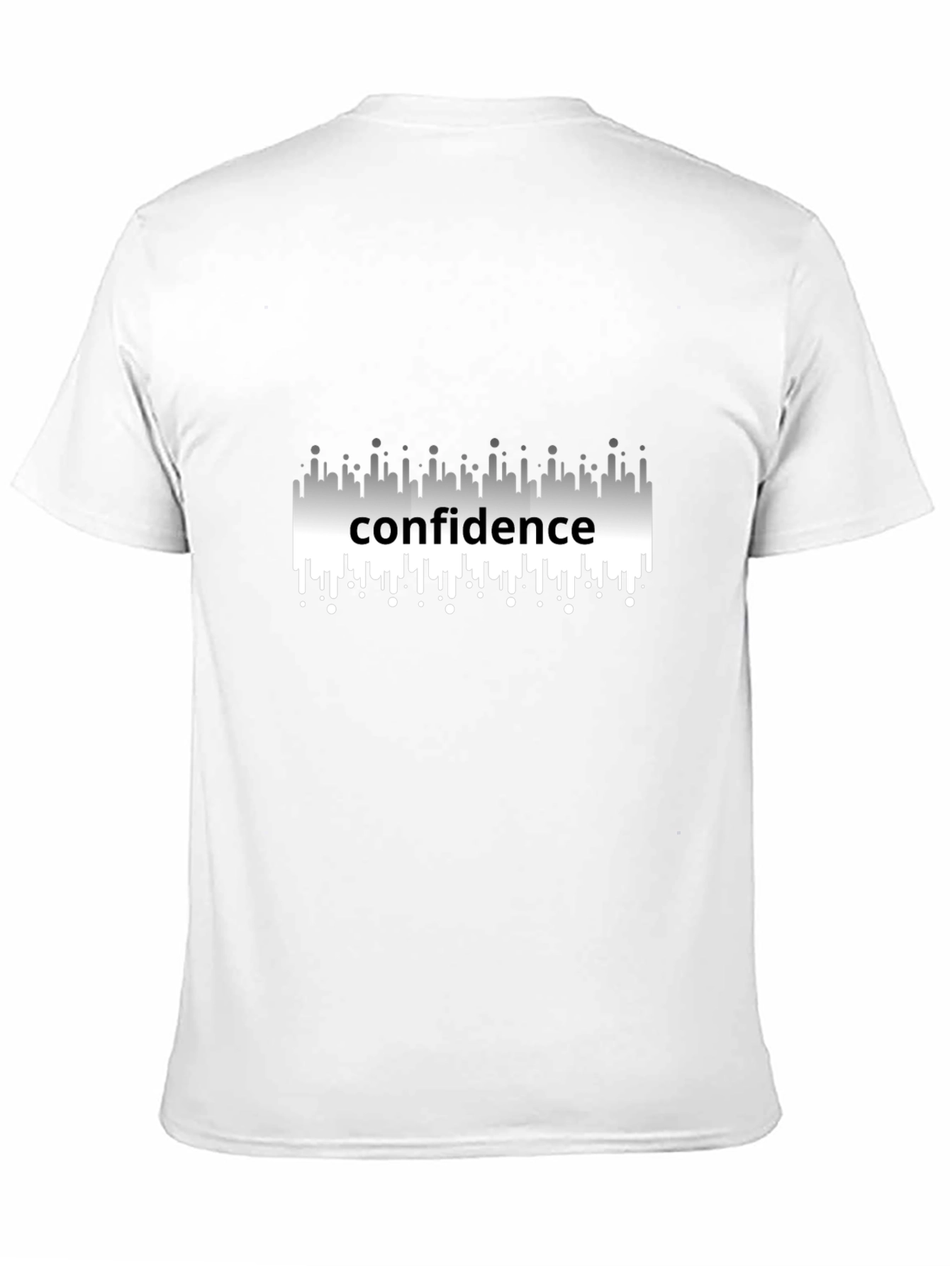 Confidence Graphic Tee - Premium Black T-Shirt