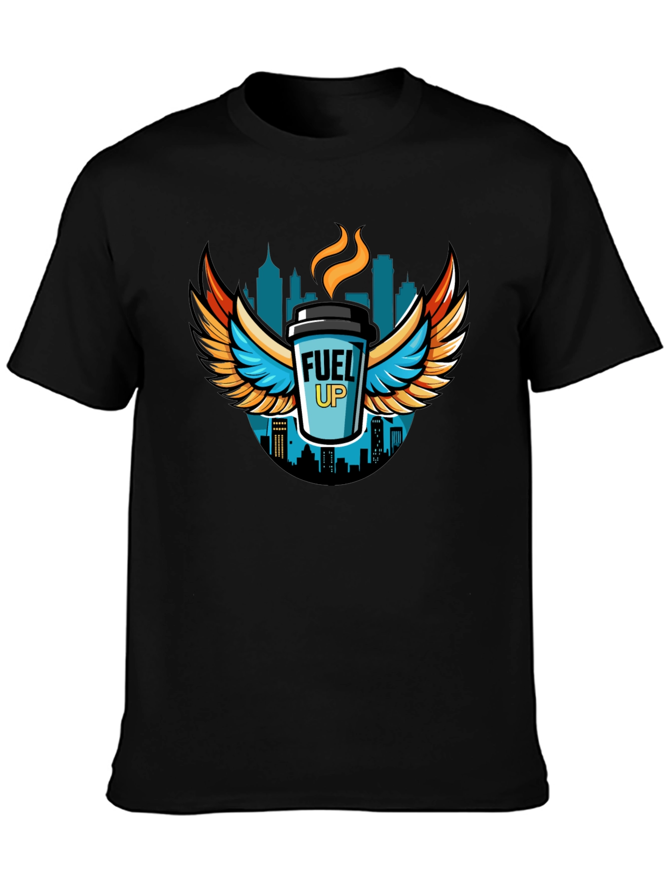 Fuel Up Graphic T-Shirt - Black