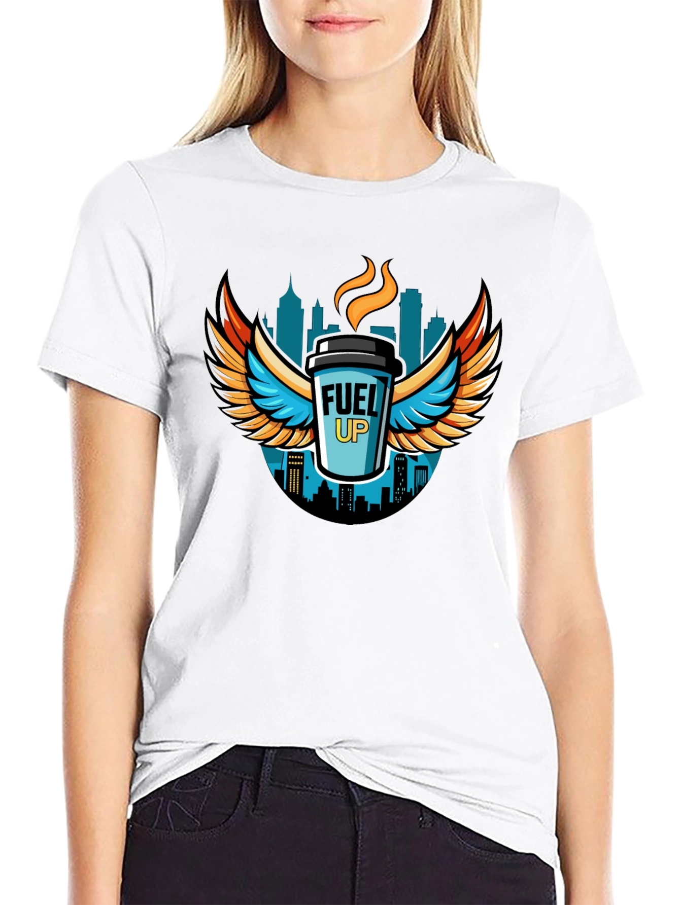 Fuel Up Graphic T-Shirt - Black