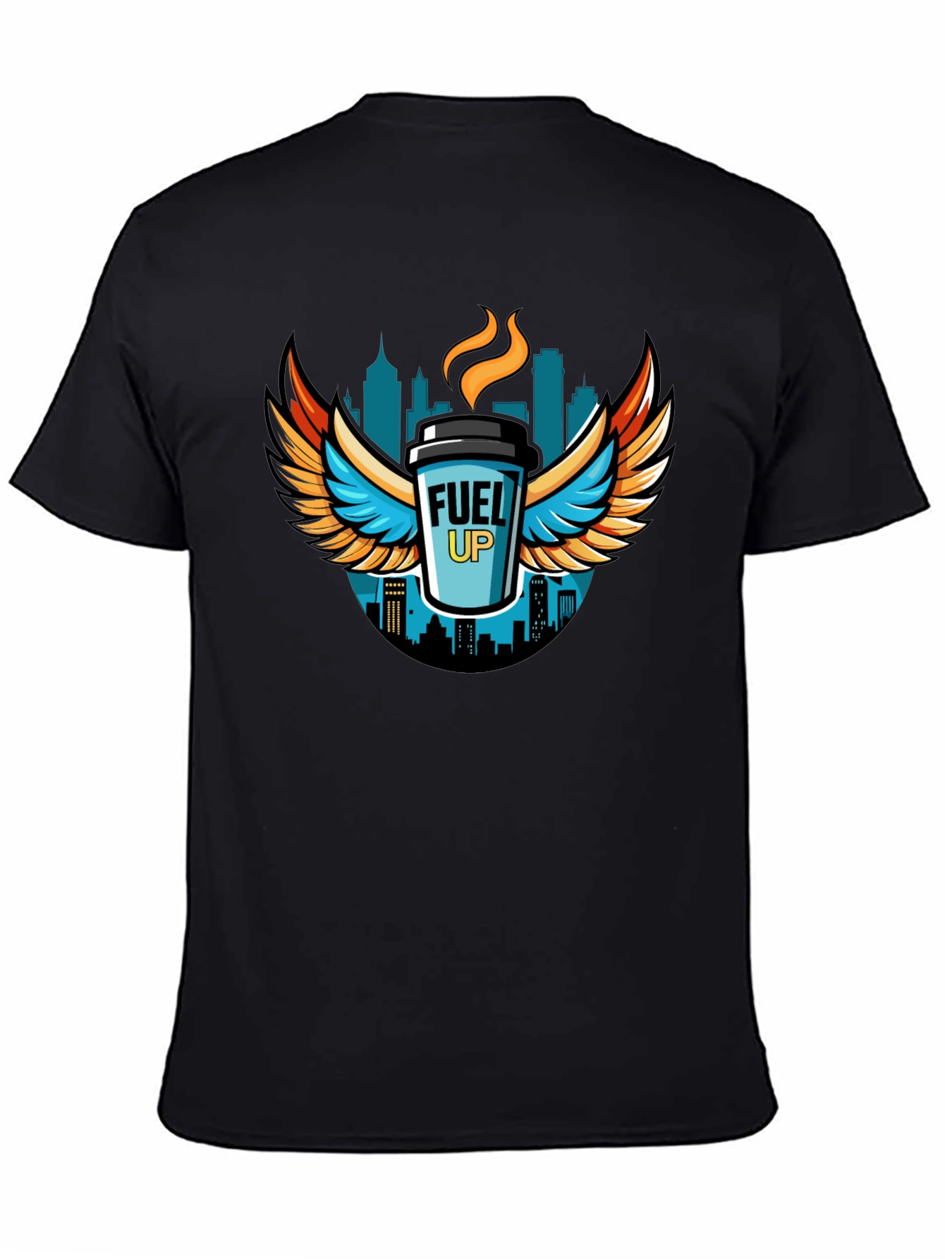 Fuel Up Graphic T-Shirt - Black