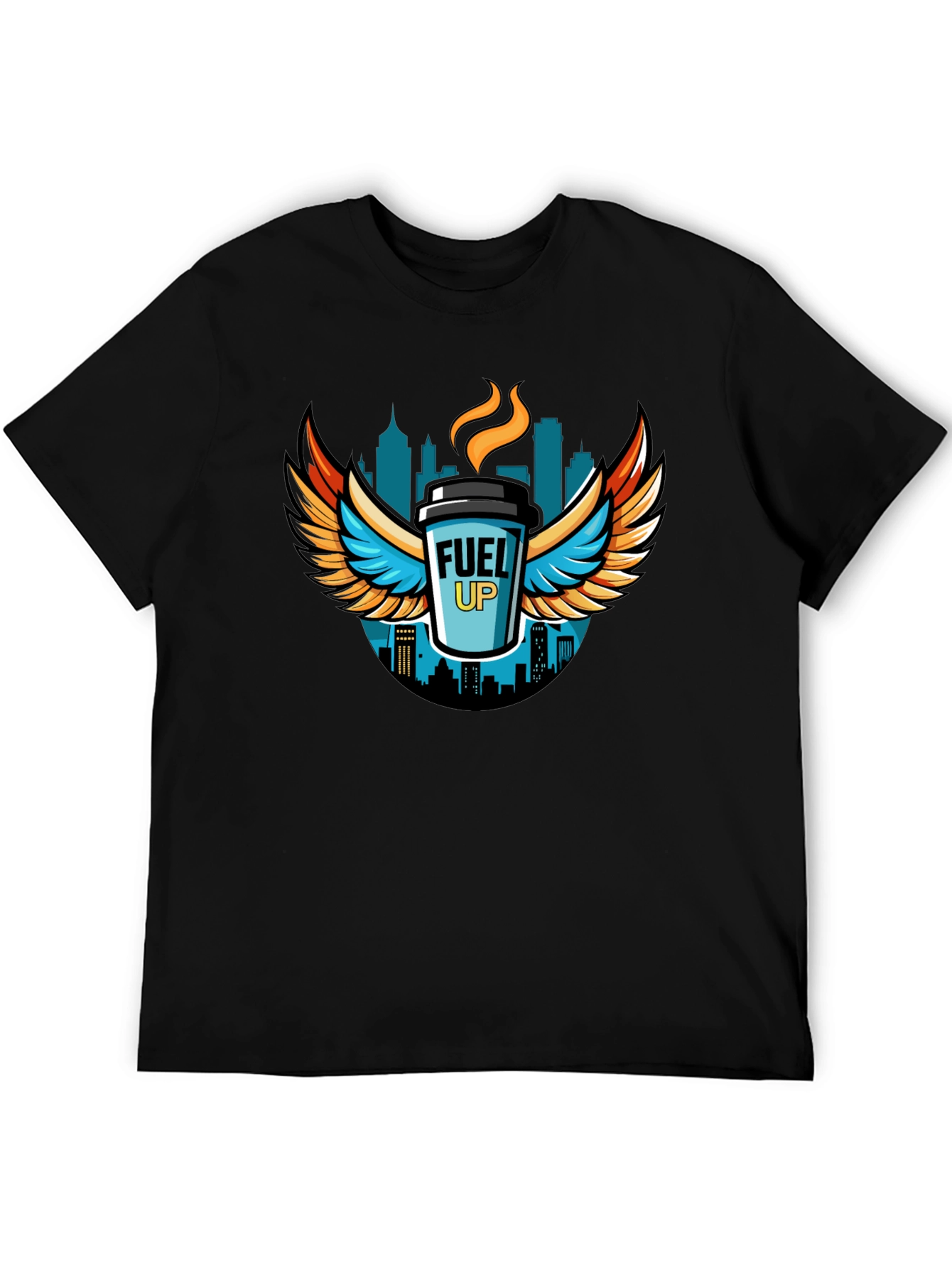 Fuel Up Graphic T-Shirt - Black