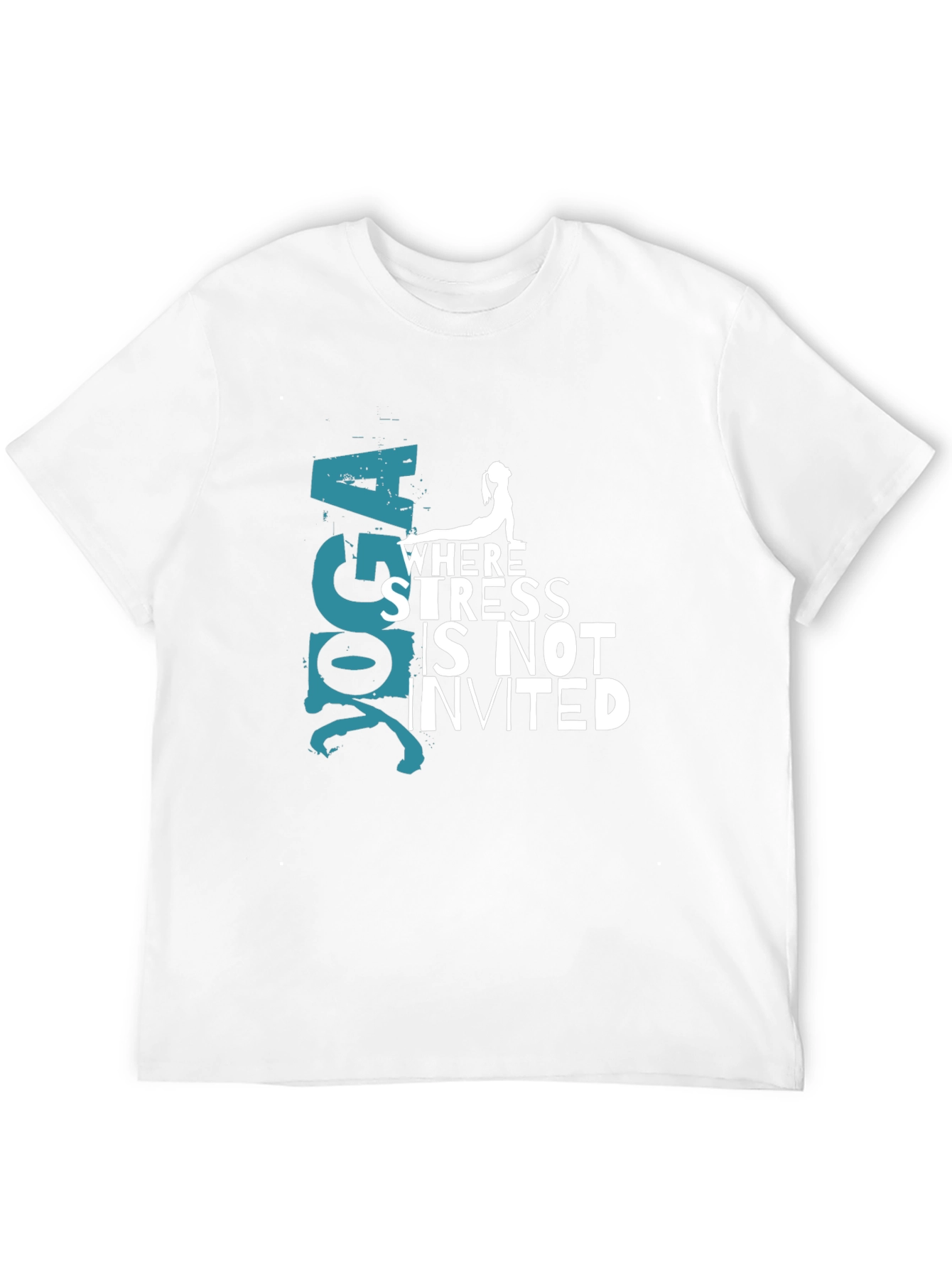 Yoga Where Stress Is Not Invited T-Shirt