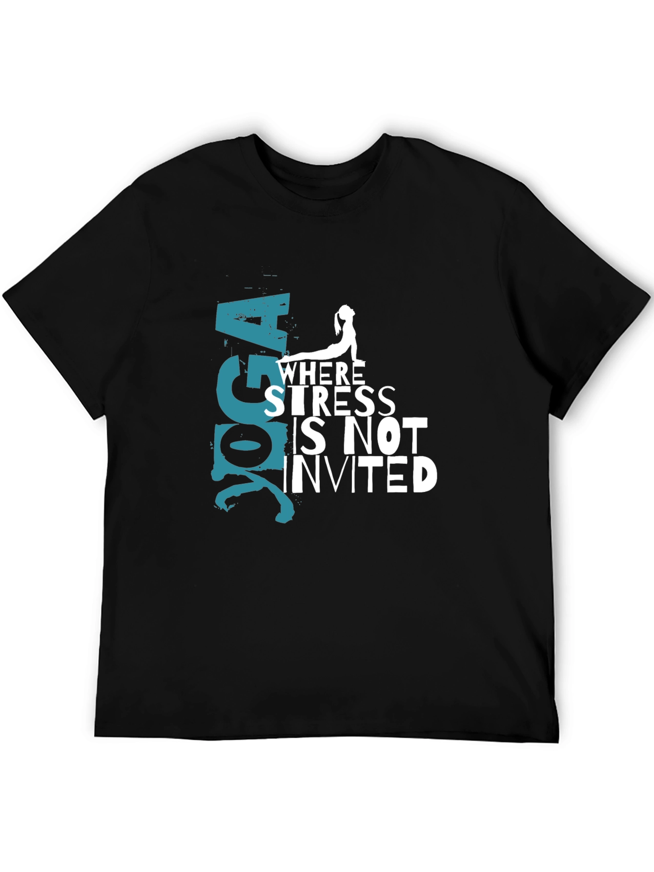 Yoga Where Stress Is Not Invited T-Shirt