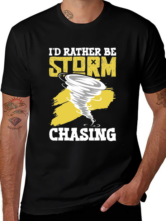 Storm Chaser T-Shirt - Tornado Graphic Novelty Tee