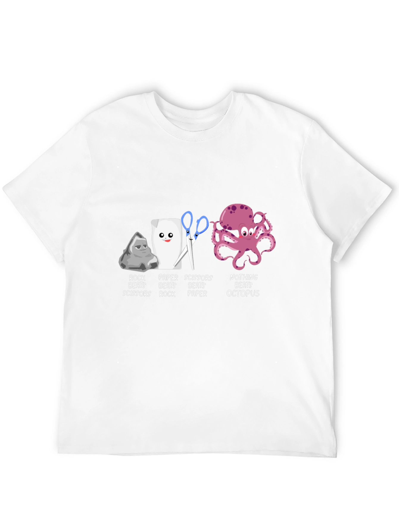 Rock Paper Scissors Octopus T-Shirt