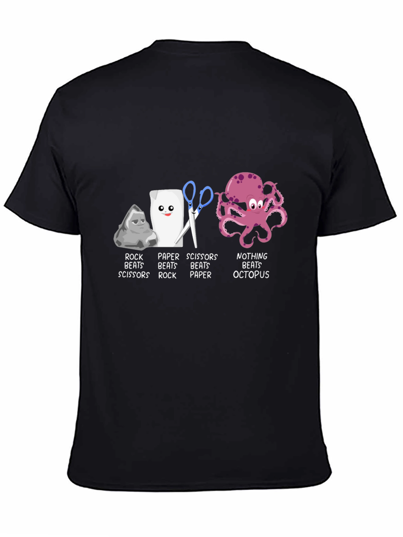 Rock Paper Scissors Octopus T-Shirt