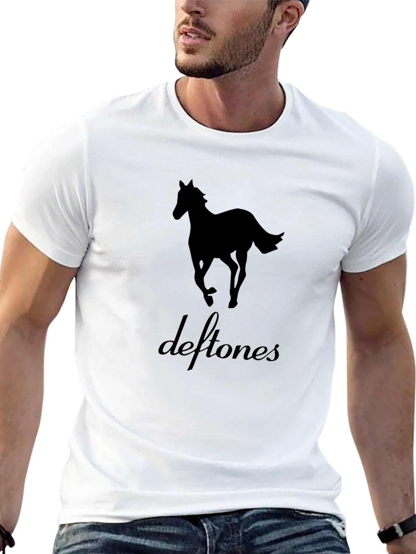 Deftones Around The Fur Album Art Black T-Shirt