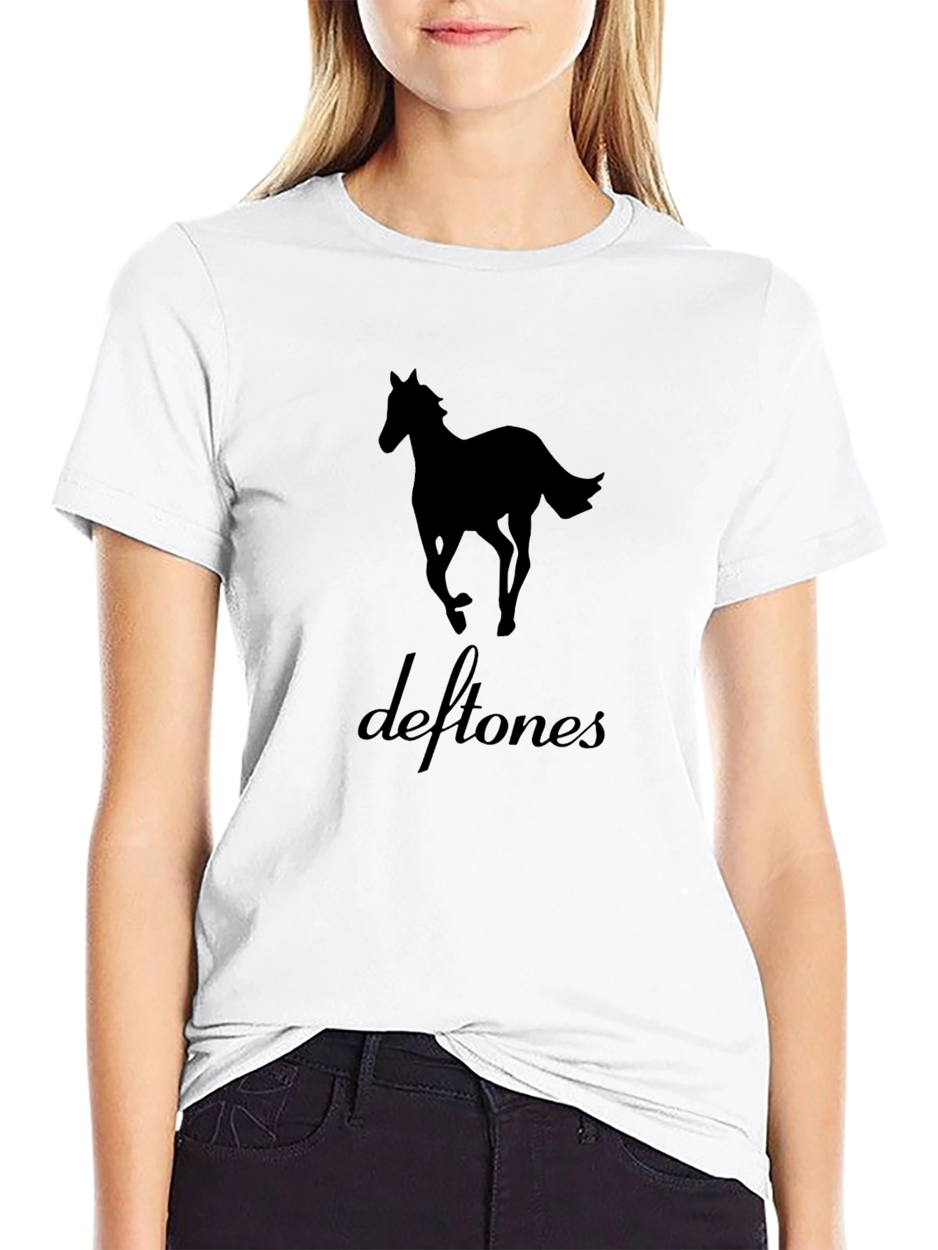 Deftones Around The Fur Album Art Black T-Shirt