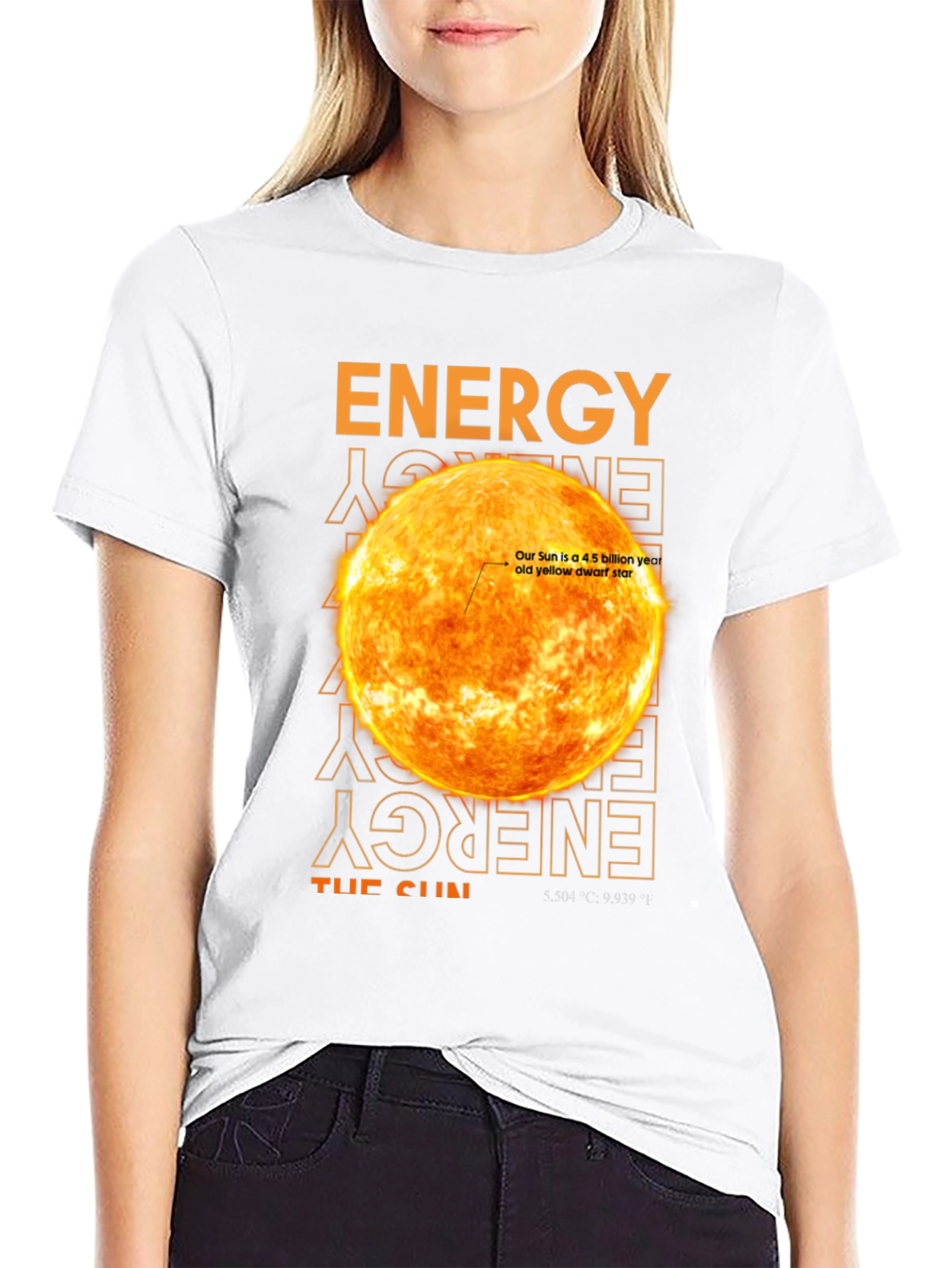 Energy: The Sun Black Graphic Tee