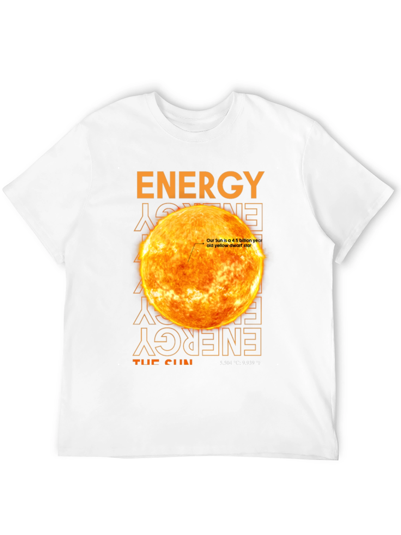Energy: The Sun Black Graphic Tee