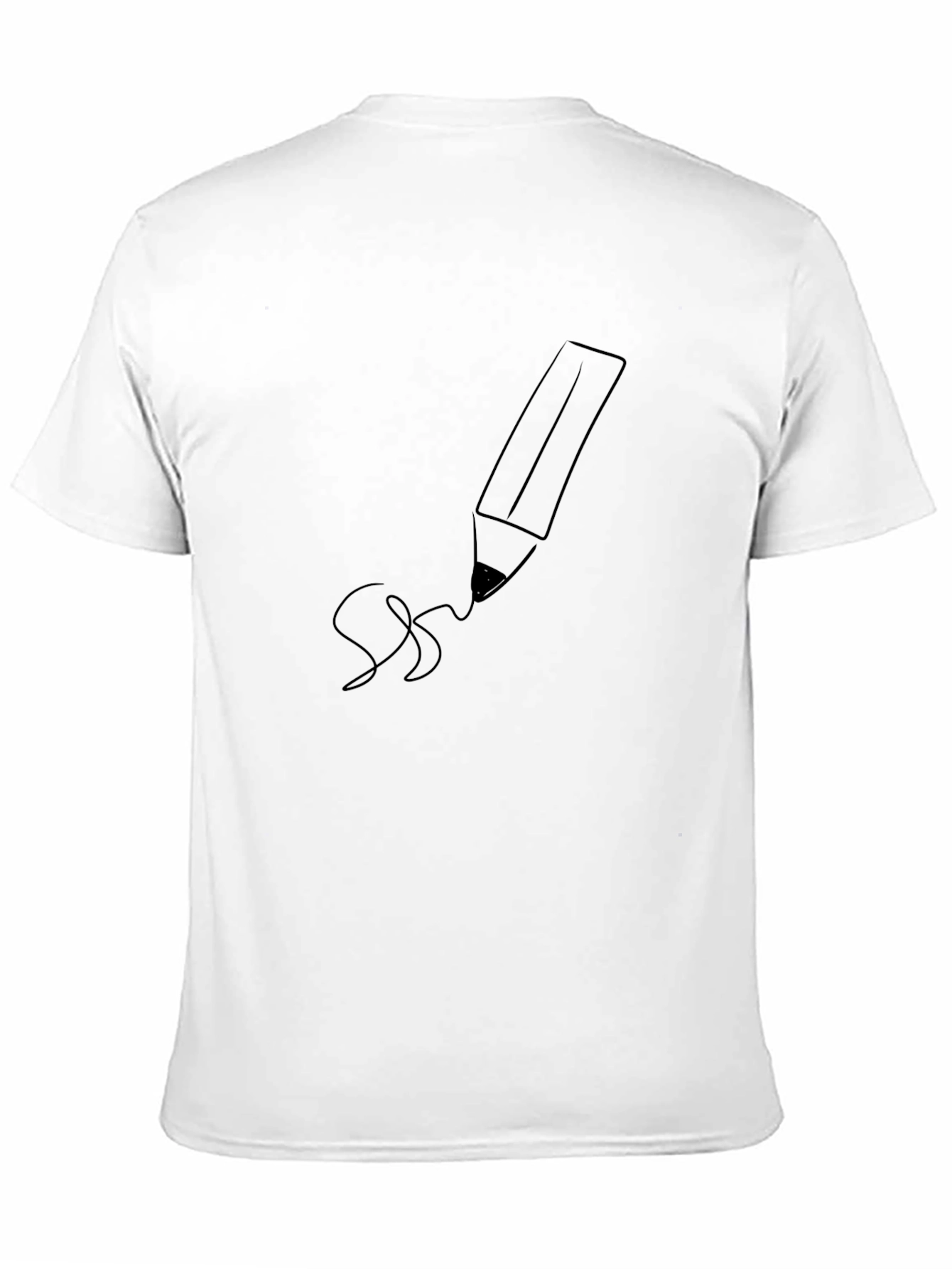 Minimalist Pencil Sketch T-Shirt